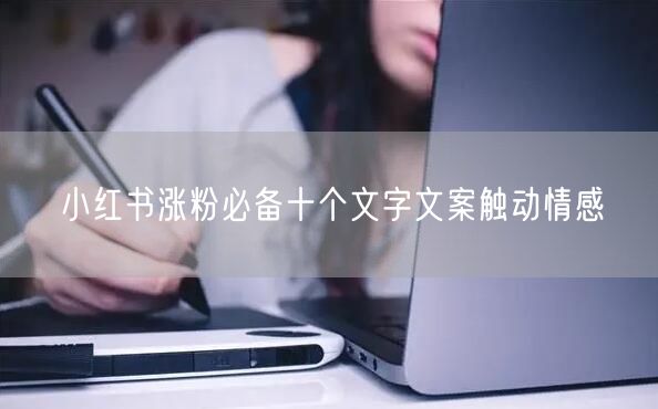 小红书涨粉必备十个文字文案触动情感